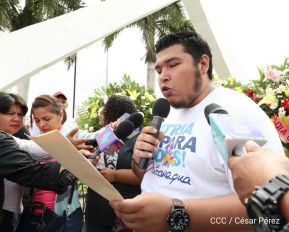 63 aniversario del paso a la inmortalidad del héroe nacional Rigoberto López Pérez