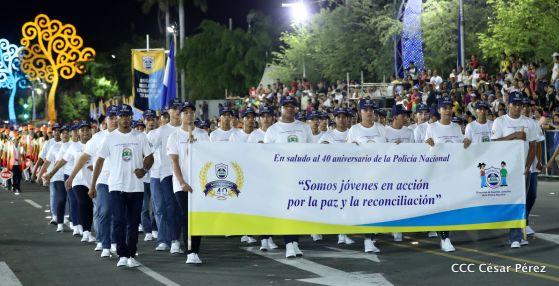 Policía Nacional: 40 Años como Centinelas de la Alegría del Pueblo Nicaragüense