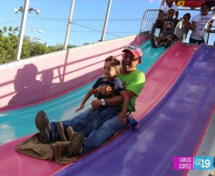 Occidente continúa disfrutando en familia Parque de la Niñez Feliz