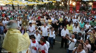Feligresía de Carazo celebra elevación a Cardenal de Monseñor Brenes
