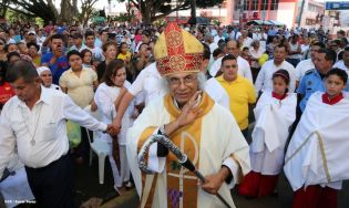 Feligresía de Carazo celebra elevación a Cardenal de Monseñor Brenes