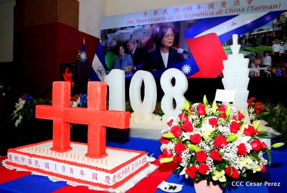 Nicaragua celebra los 108 años de China‑Taiwán 