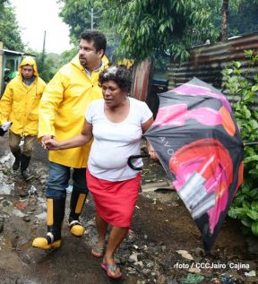 Alcaldía de Managua verifica afectaciones ocasionadas por las lluvias
