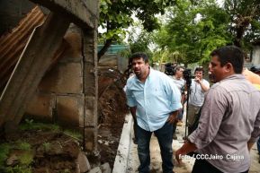 Alcaldía de Managua verifica afectaciones ocasionadas por las lluvias