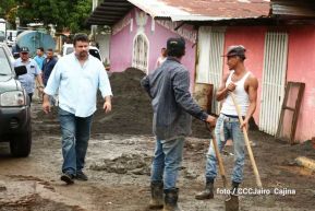 Alcaldía de Managua verifica afectaciones ocasionadas por las lluvias