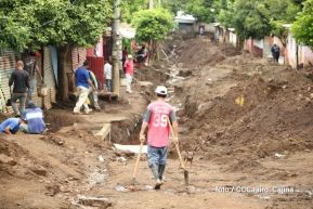 Alcaldía de Managua verifica afectaciones ocasionadas por las lluvias