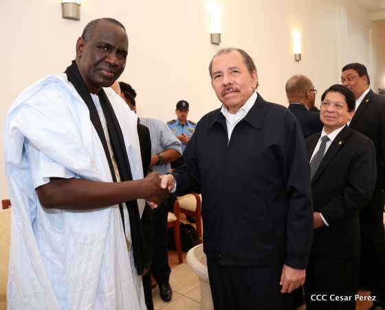 Presidente Daniel Ortega y vicepresidenta Rosario Murillo reciben cartas credenciales de 11 nuevos embajadores