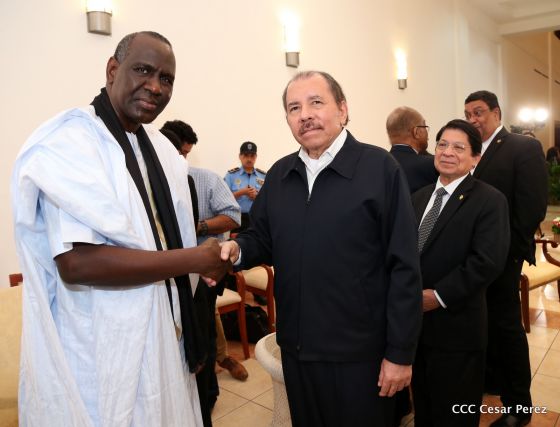 Presidente Daniel Ortega y vicepresidenta Rosario Murillo reciben cartas credenciales de 11 nuevos embajadores