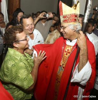 Tipitapeños celebran al Señor de Esquipulas en compañía del Cardenal Brenes
