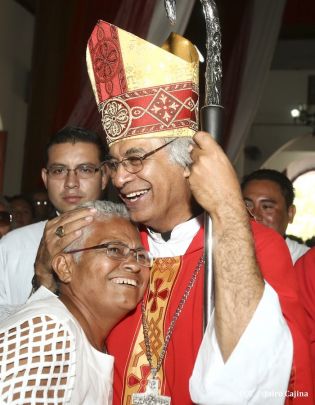Tipitapeños celebran al Señor de Esquipulas en compañía del Cardenal Brenes