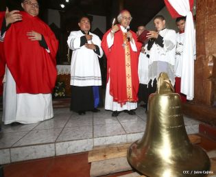 Tipitapeños celebran al Señor de Esquipulas en compañía del Cardenal Brenes