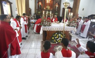 Tipitapeños celebran al Señor de Esquipulas en compañía del Cardenal Brenes
