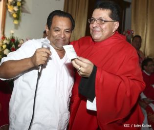 Tipitapeños celebran al Señor de Esquipulas en compañía del Cardenal Brenes