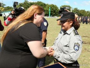 Ministerio de Gobernación realiza acto de ascenso en grados