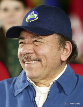 Presidente Daniel Ortega y vicepresidenta Rosario Murillo en homenaje al Padre de la Revolución Sandinista Carlos Fonseca