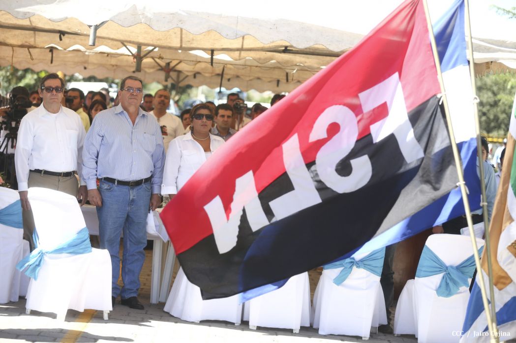 Gobierno Sandinista inaugura 10 kilómetros de carretera entre La Libertad – Santo Domingo en Chontales