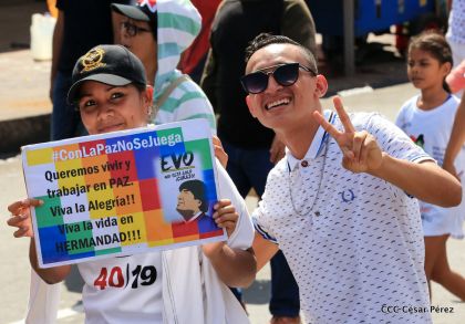 ¡Con la paz no se juega...Nicaragua: Pueblo de Paz y Bien...Todos tenemos derechos!