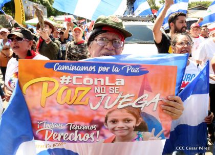 ¡Con la paz no se juega...Nicaragua: Pueblo de Paz y Bien...Todos tenemos derechos!