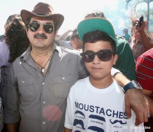 Tradicional Tope de los Santos en Carazo