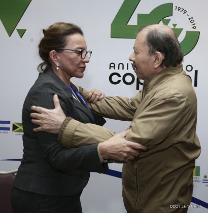 Presidente Daniel Ortega en Clausura de Reunión Plenaria de Copppal