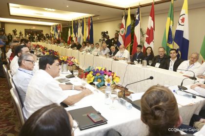 Presidente Daniel Ortega en Clausura de Reunión Plenaria de Copppal