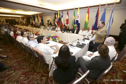 Presidente Daniel Ortega en Clausura de Reunión Plenaria de Copppal