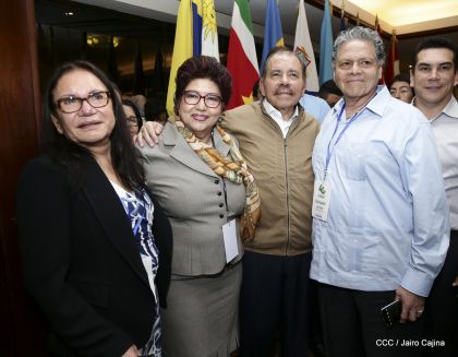 Presidente Daniel Ortega en Clausura de Reunión Plenaria de Copppal