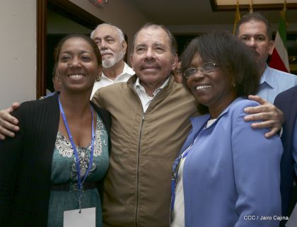 Presidente Daniel Ortega en Clausura de Reunión Plenaria de Copppal
