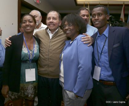 Presidente Daniel Ortega en Clausura de Reunión Plenaria de Copppal