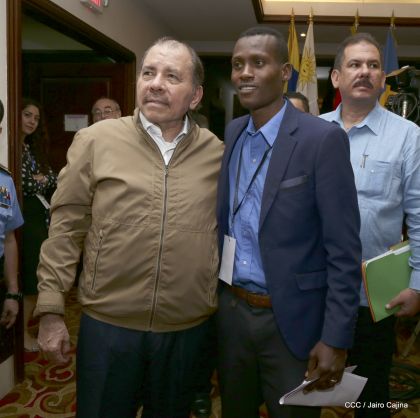 Presidente Daniel Ortega en Clausura de Reunión Plenaria de Copppal