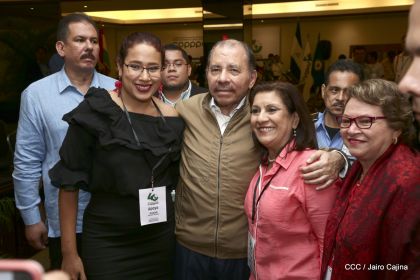 Presidente Daniel Ortega en Clausura de Reunión Plenaria de Copppal