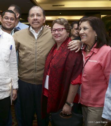 Presidente Daniel Ortega en Clausura de Reunión Plenaria de Copppal