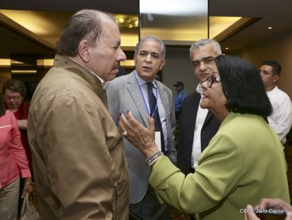 Presidente Daniel Ortega en Clausura de Reunión Plenaria de Copppal