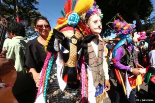 Tradicional Tope de los Santos en Carazo