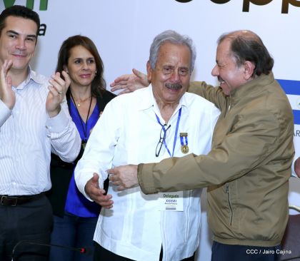 Presidente Daniel Ortega en Clausura de Reunión Plenaria de Copppal
