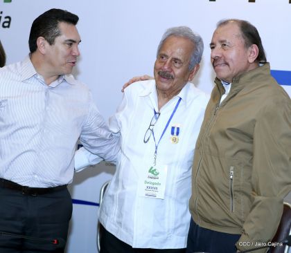 Presidente Daniel Ortega en Clausura de Reunión Plenaria de Copppal