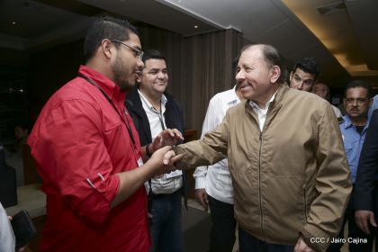 Presidente Daniel Ortega en Clausura de Reunión Plenaria de Copppal