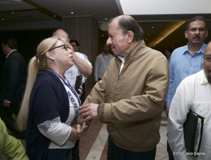 Presidente Daniel Ortega en Clausura de Reunión Plenaria de Copppal