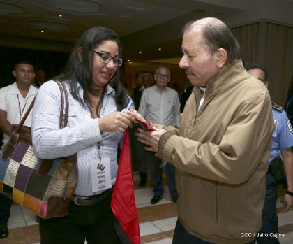 Presidente Daniel Ortega en Clausura de Reunión Plenaria de Copppal