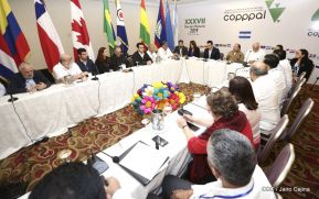 Presidente Daniel Ortega en Clausura de Reunión Plenaria de Copppal