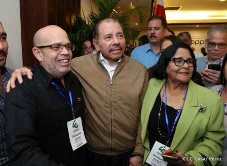 Presidente Daniel Ortega en Clausura de Reunión Plenaria de Copppal