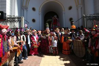 Tradicional Tope de los Santos en Carazo