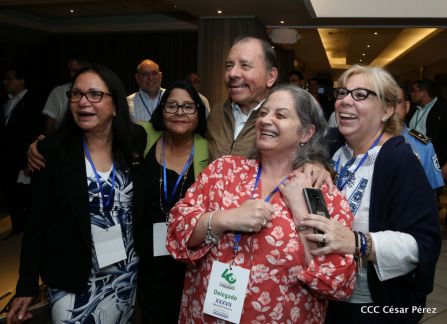 Presidente Daniel Ortega en Clausura de Reunión Plenaria de Copppal