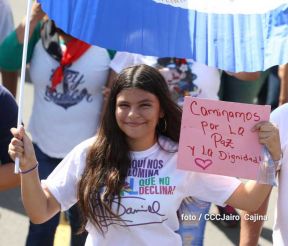 Caminata “Todos tenemos derechos, con la paz no se juega, por una Navidad en alegría, paz y cariño”