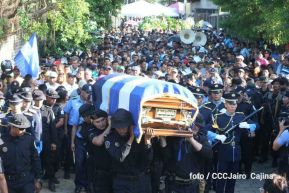 Honras fúnebres para suboficiales caídos en el cumplimiento del deber