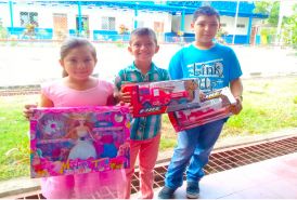 Gobierno Sandinista entrega juguetes a los niños y niñas de Nicaragua