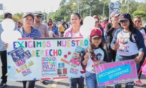 Caminata por la paz, Cantos de Vida y Esperanza, adelante pueblo presidente, 2020 patria, paz y porvenir