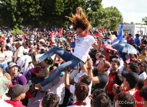 Caminata por la paz, Cantos de Vida y Esperanza, adelante pueblo presidente, 2020 patria, paz y porvenir