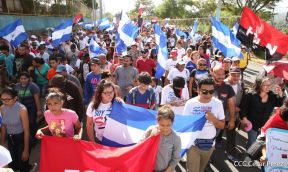 Caminata por la paz, Cantos de Vida y Esperanza, adelante pueblo presidente, 2020 patria, paz y porvenir