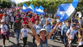 Caminata por la paz, Cantos de Vida y Esperanza, adelante pueblo presidente, 2020 patria, paz y porvenir